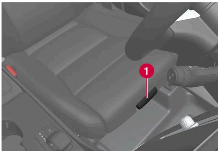 VOLVO C40 (2024) - Ajuster la position du coussin d'assise du siège avant dans la longueur* - 1