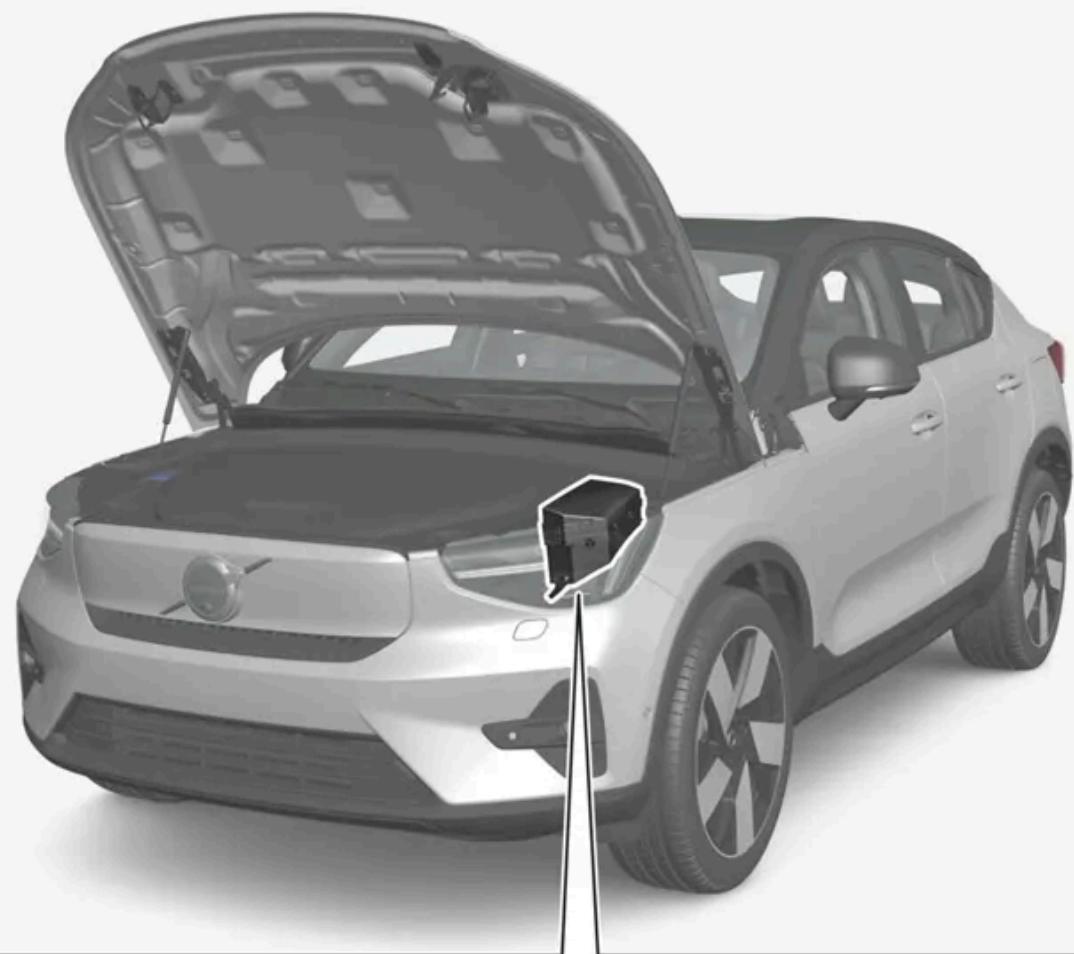 VOLVO C40 (2024) - Fusibles sous le capot - 1