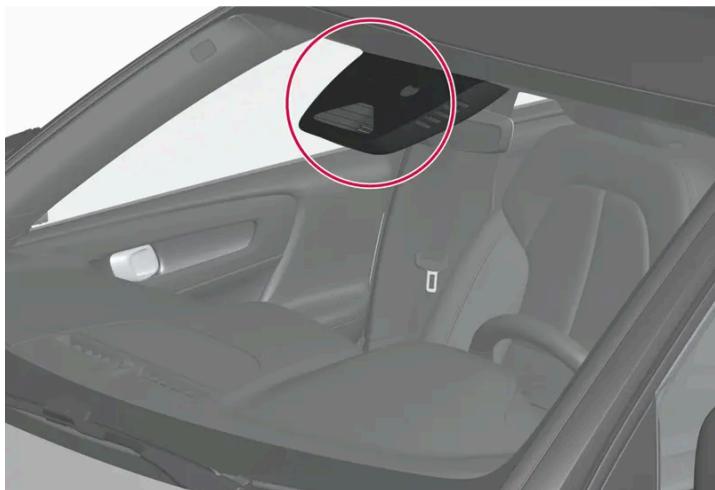 VOLVO C40 (2024) - Position de laamera - 1