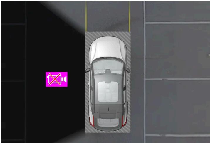 VOLVO C40 (2024) - Dysfonctionnement de laamera d'aide au stationnement - 1