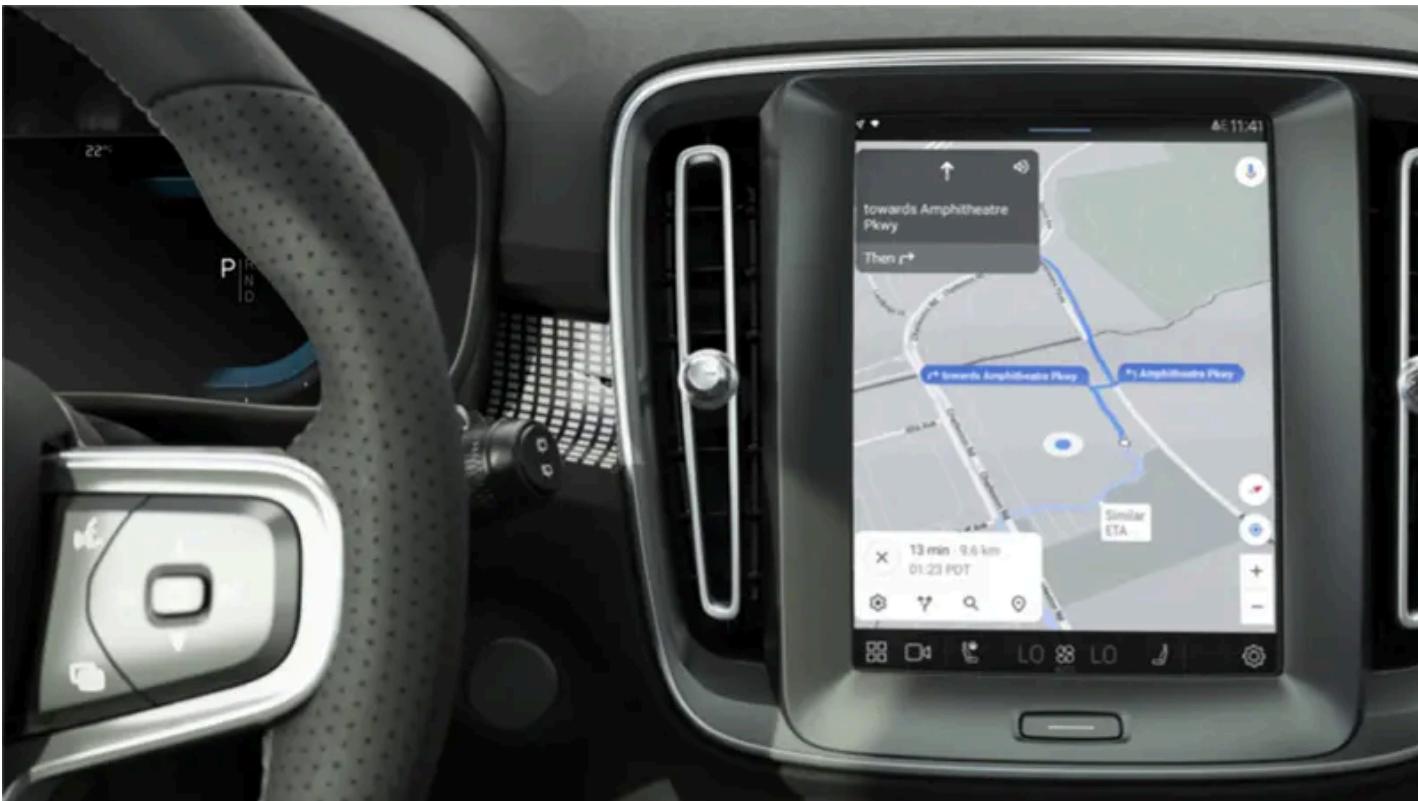 VOLVO C40 (2024) - Commande vocale avec l'Assistant Google - 1