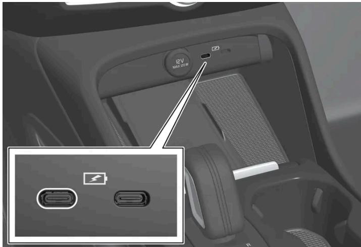 VOLVO C40 (2024) - Ports USB - 1