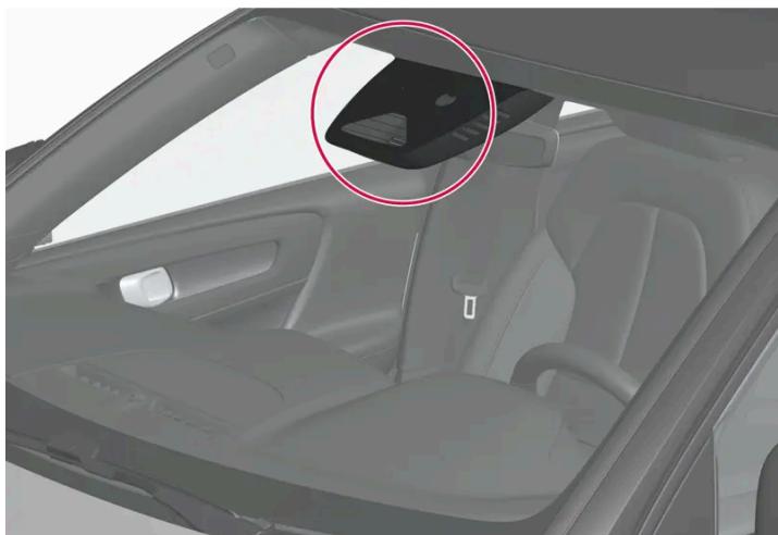 VOLVO C40 (2024) - Position de laamera - 1