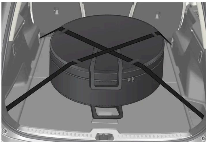 VOLVO C40 (2024) - Manipulation de la roue de secours* - 1