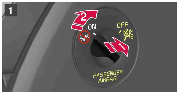 VOLVO C40 (2024) - Désactiver le coussin gonflable passager - 1