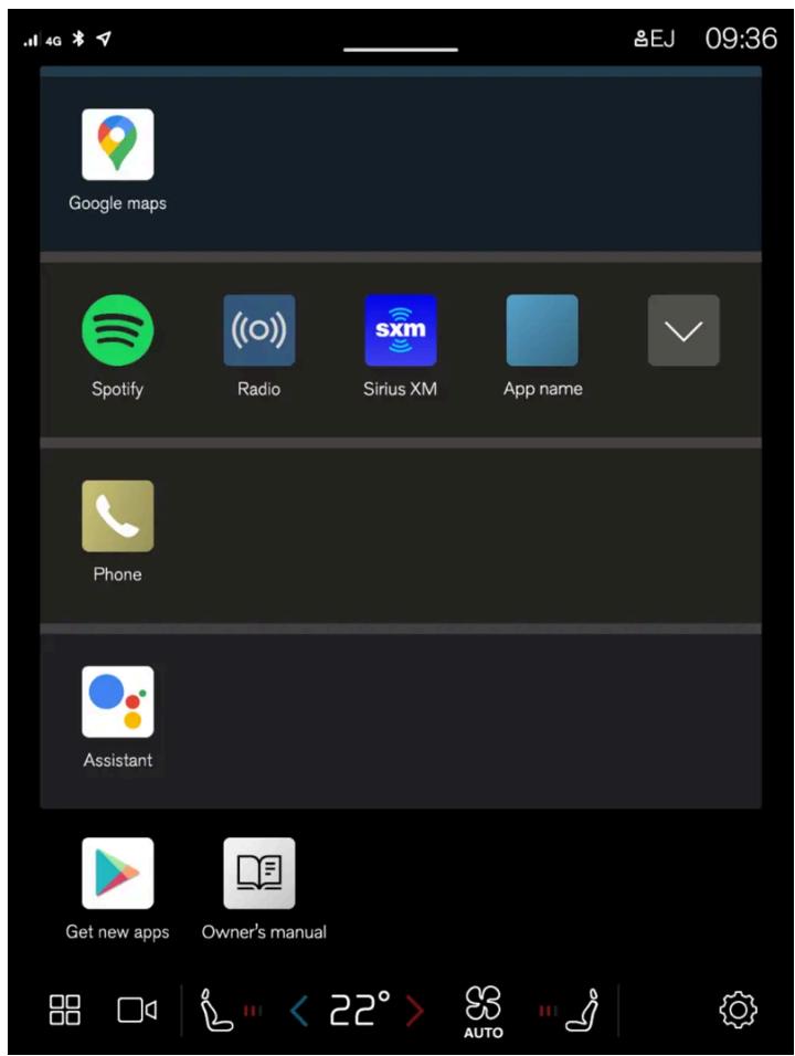 VOLVO C40 (2024) - Vue Applications - 1