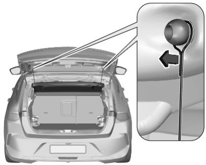 OPEL Astra L (2021) - Dépose du cache-bagages - 1