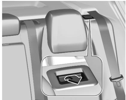 OPEL Astra L (2021) - Rabattement / relevage des dossiers de siège arrêté depuis l'habitacle - 1