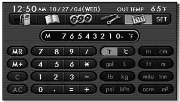 SUBARU Tribeca Phase 2 (2007-2014) - Fonctions de calculatrice - 1