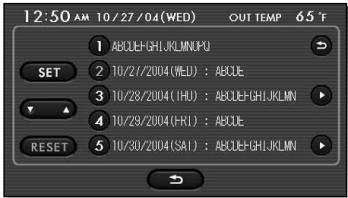 SUBARU Tribeca Phase 2 (2007-2014) - Pour ajouter un aide-mémoire - 1