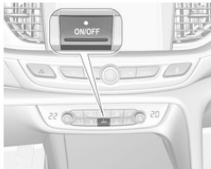OPEL Insigna B (2017-2019) - Désactivation ou activation de la climatisation électronique ON/OFF - 1