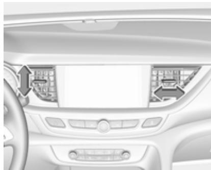 OPEL Insigna B (2017-2019) - Bouches d'ération réglables - 1