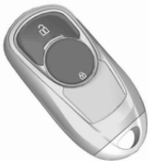 OPEL Insigna B (2017-2019) - Utilisation avec les boutons de la clé électronique - 1