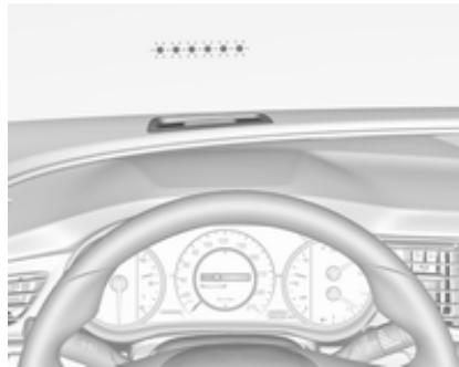 OPEL Insigna B (2017-2019) - Avertissement d'un piéton à l'avant - 1
