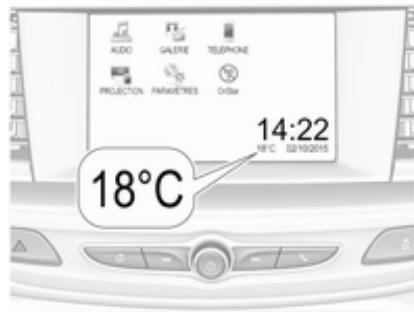 OPEL Insigna B (2017-2019) - Température extérieure - 1