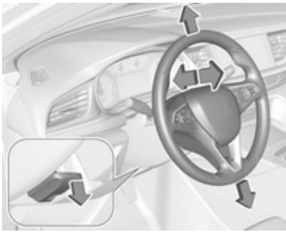 OPEL Insigna B (2017-2019) - Réglage du volant - 1