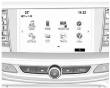 OPEL Insigna B (2017-2019) - Fonctionnement de bouton - 1