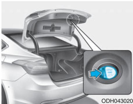 HYUNDAI Genesis DH  (2013-2016) - Ouverture d'urgence du coffre - 1