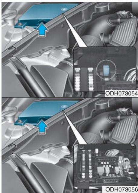 HYUNDAI Genesis DH  (2013-2016) - Remplacement d'un fusible dans le compartment-moteur - 1