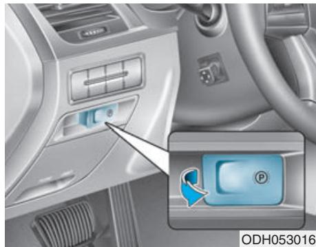 HYUNDAI Genesis DH  (2013-2016) - Enclencher le frein de stationnement - 1