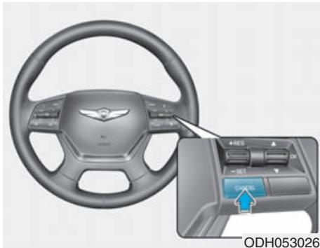 HYUNDAI Genesis DH  (2013-2016) - Le Régulateur de Vitesse sera annulé quand : - 1
