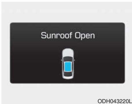 HYUNDAI Genesis DH  (2013-2016) - Sunroof Open (toit ouvrant ouvert) - 1