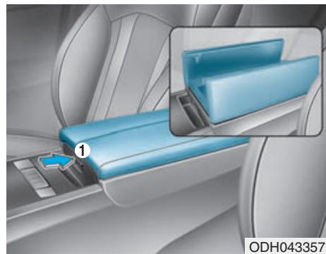 HYUNDAI Genesis DH  (2013-2016) - Rangement dans la console centrale - 1