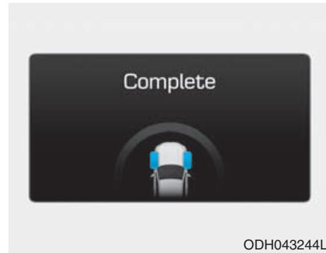 HYUNDAI Genesis DH  (2013-2016) - Steering wheel aligning is completed (L'alignement du volant est terminé) - 1