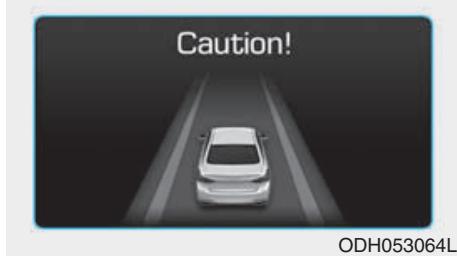 HYUNDAI Genesis DH  (2013-2016) - Fonctionnement de l'AEB Message d'avertissement - 2