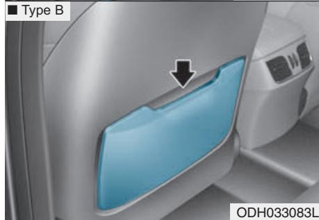 HYUNDAI Genesis DH  (2013-2016) - Pochette sur le dossier des sièges - 2