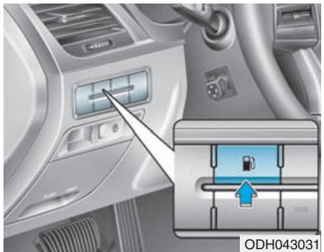 HYUNDAI Genesis DH  (2013-2016) - Ouverture du bouchon du réservoir d'essence - 1
