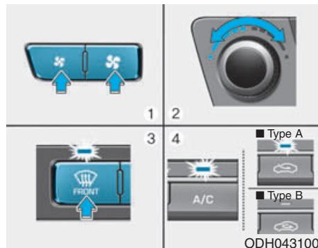 HYUNDAI Genesis DH  (2013-2016) - Dégivrage de la face interieure du pare-brise - 1
