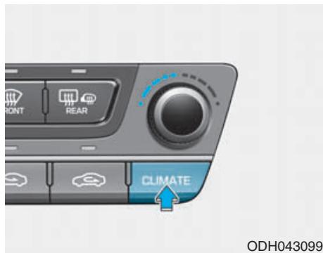 HYUNDAI Genesis DH  (2013-2016) - Bouton de sélection de l'écran d'information sur le climat - 1