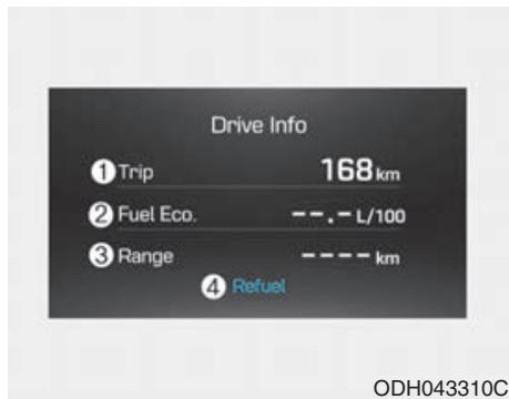 HYUNDAI Genesis DH  (2013-2016) - Une fois pour le mode d'information de conduite - 1