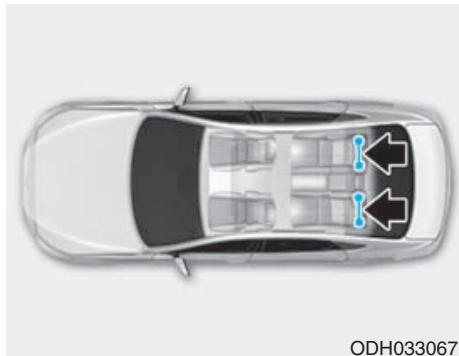 HYUNDAI Genesis DH  (2013-2016) - Ancrages et attaches inférieurs pour sièges pour infant (LATCH) - 1