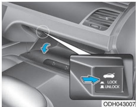 HYUNDAI Genesis DH  (2013-2016) - Assurer sa sécurité lorsque l'on prete ses clés : - 1