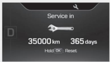 HYUNDAI Genesis DH  (2013-2016) - Intervalles de service - 1
