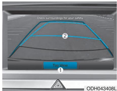 HYUNDAI Genesis DH  (2013-2016) - Écran du système de guidage pour le stationnement (PGS) - 1