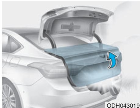 HYUNDAI Genesis DH  (2013-2016) - Si le coffre electrique ne s'ouvre pas ou ne se ferme pas: - 1