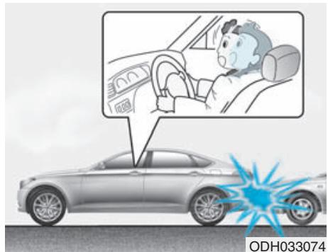HYUNDAI Genesis DH  (2013-2016) - Situations dans lesquelles les coussins gonflables pourraient ne pas se déployer - 2