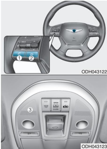 HYUNDAI Genesis DH  (2013-2016) - Système mains libres Bluetooth® Wireless Technology - 1