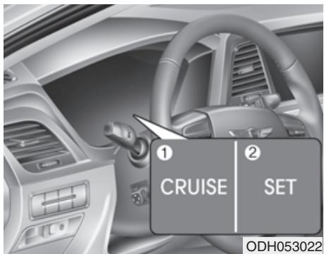 HYUNDAI Genesis DH  (2013-2016) - Fonctionnement du régulateur de vitesse - 1