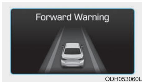 HYUNDAI Genesis DH  (2013-2016) - Fonctionnement de l'AEB Message d'avertissement - 1