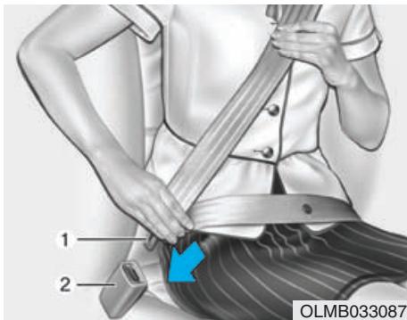 HYUNDAI Genesis DH  (2013-2016) - Système de retenue des ceintures de sécurité - 1