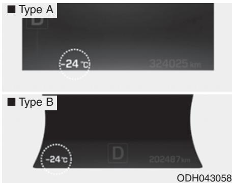 HYUNDAI Genesis DH  (2013-2016) - Jauge de température extérieure - 1