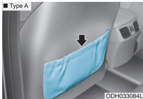 HYUNDAI Genesis DH  (2013-2016) - Pochette sur le dossier des sièges - 1