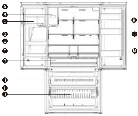 HISENSE RF793N4SASE - Pièces et caractéristiques - 1