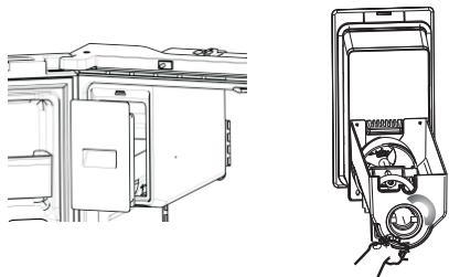 HISENSE RF793N4SASE - Utilisation de la fonction d'arrêt des glaçons - 3
