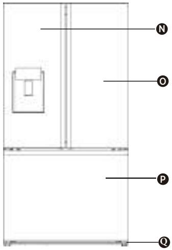 HISENSE RF793N4SASE - Pièces et caractéristiques - 2