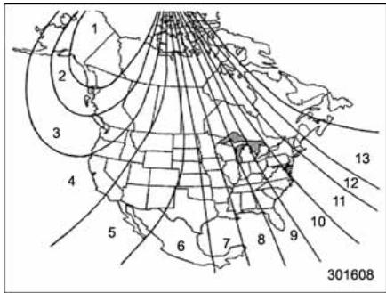 SUBARU WRX (2011) - Reglage de zone de la boussole - 1